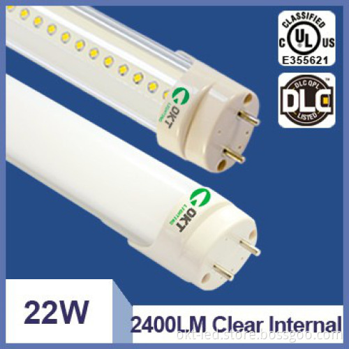 LM79 chip UL DLC 1850LM 4FT 22 W t8 led light tube